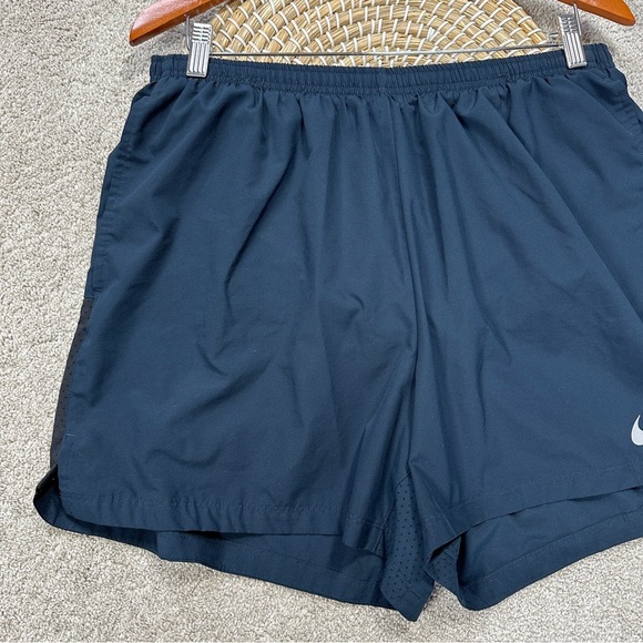 Nike Men’s Flex Running Shorts 5” Dry-Fit Brief-Lined Activewear in Navy Size XL - Picture 3 of 16